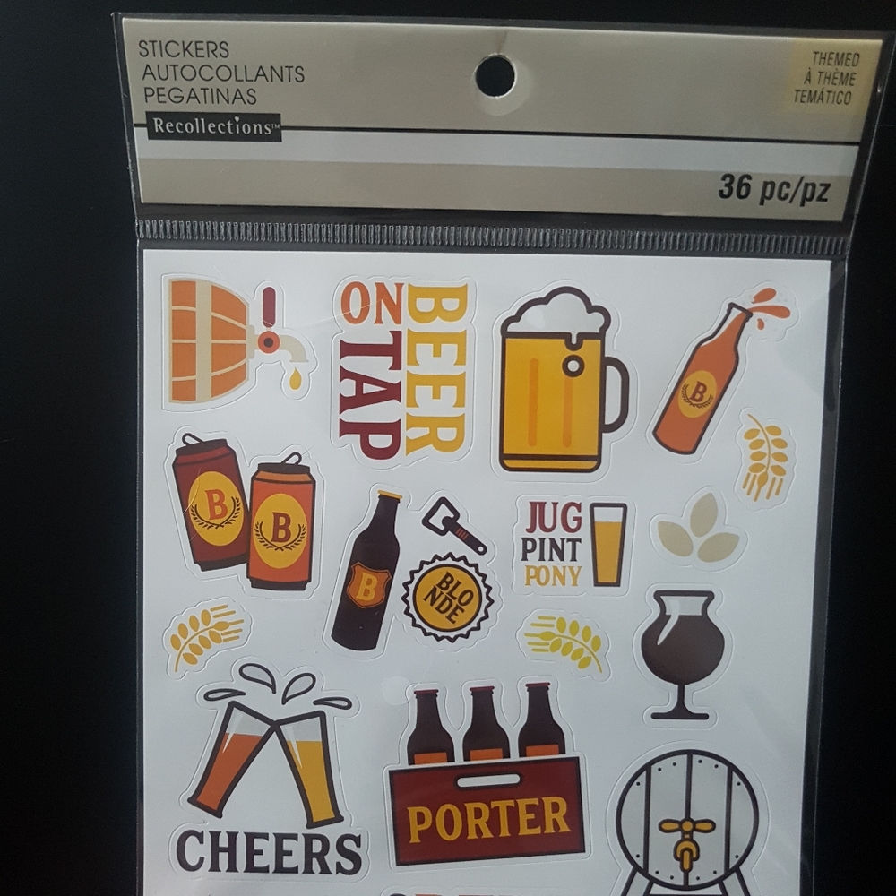 💲5️⃣ in 🛍️of2+   Beer Stickers (36 PC)